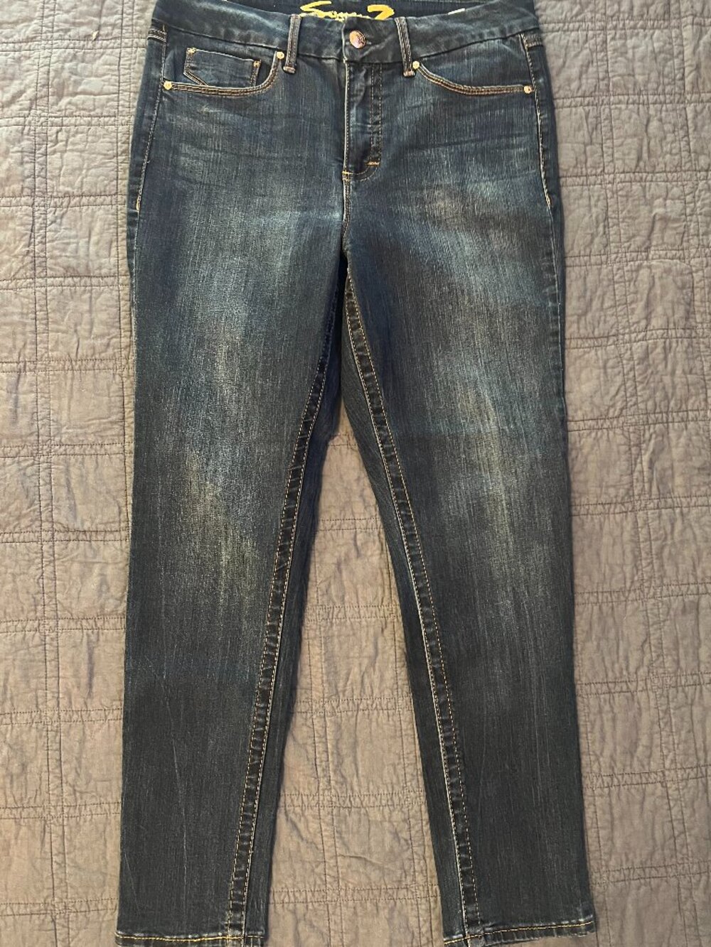 Seven7 Tummyless High Rise Skinny Jeans - Size 12